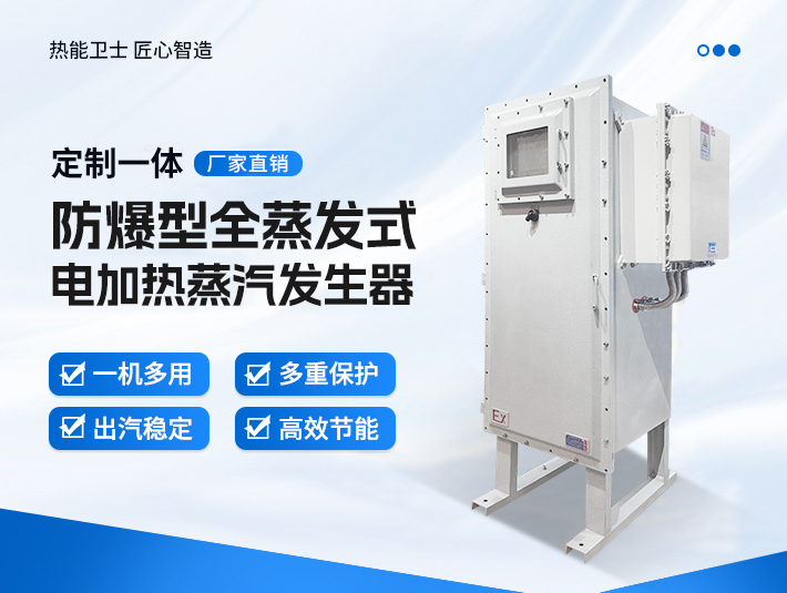 定制一體防爆全蒸發(fā)式電加熱蒸汽發(fā)生器